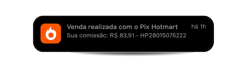 Notificação de venda